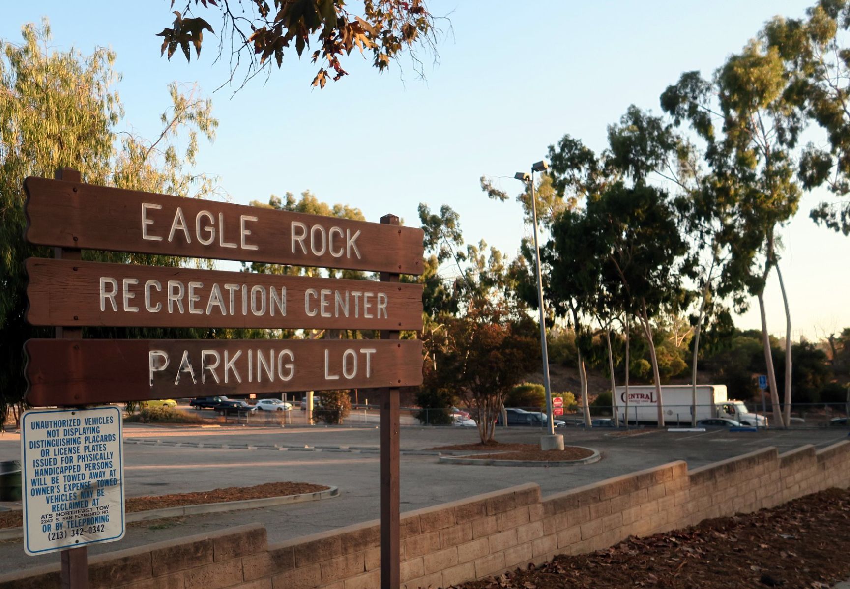 eagle rock recreation parking lot